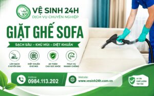 Banner giặt ghế sofa
