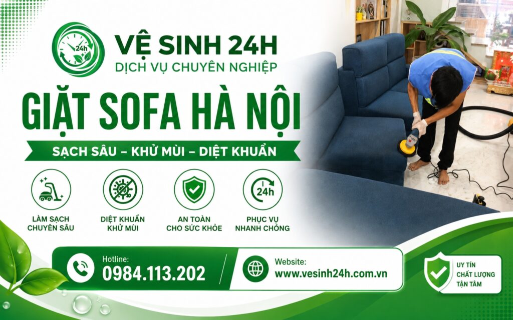 Banner giặt sofa Hà Nội