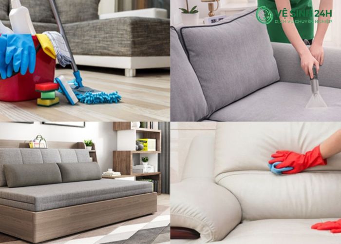 Xử lý sofa nỉ bị đổ cà phê (7) Xử lý sofa nỉ bị đổ cà phê (7)