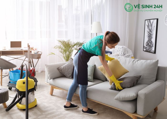 Cách giặt ghế sofa nỉ tại nhà đơn giản (4) Cách giặt ghế sofa nỉ tại nhà đơn giản (4)