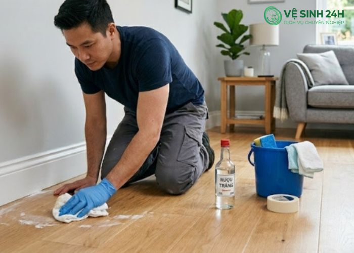 Cách tẩy vết sơn trên sàn gạch sau xây dựng (5) Cách tẩy vết sơn trên sàn gạch sau xây dựng (5)