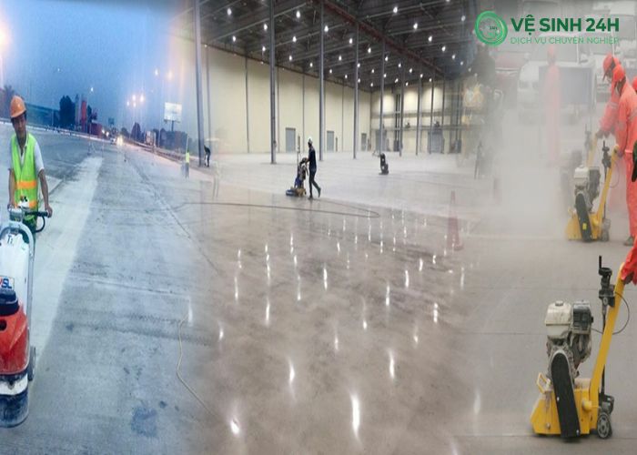 Cách xử lý sàn bê tông bị bụi (5) Cách xử lý sàn bê tông bị bụi (5)