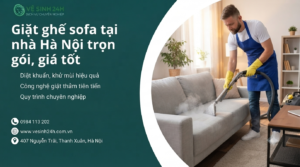 Giặt ghế sofa tại nhà Hà Nội