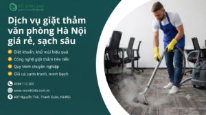 Dịch vụ giặt thảm văn phòng Hà Nội