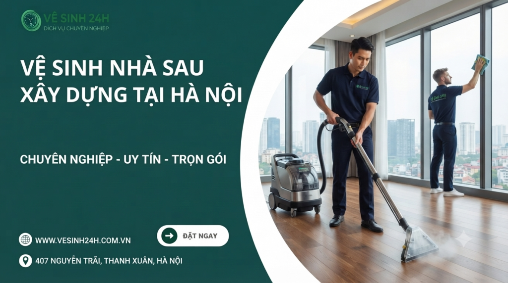 vệ sinh nhà sau xây dựng tại hà nội