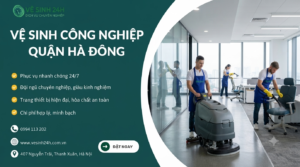 Vệ sinh công nghiệp quận Hà Đông
