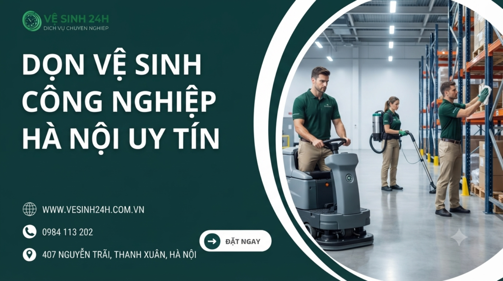Dọn vệ sinh công nghiệp Hà Nội uy tín